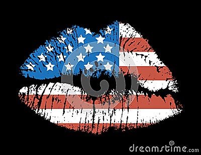 Love USA Vector Illustration