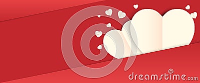 love valentine day background Vector Illustration