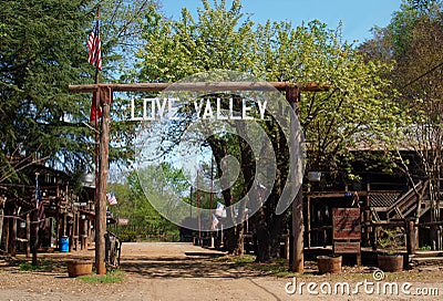 Love Valley, North Carolina Editorial Stock Photo