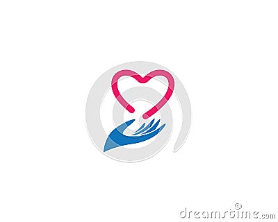 Love vector icon Vector Illustration