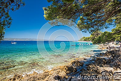 Beach croatia sea nature beauty Editorial Stock Photo