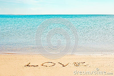 Love word Stock Photo