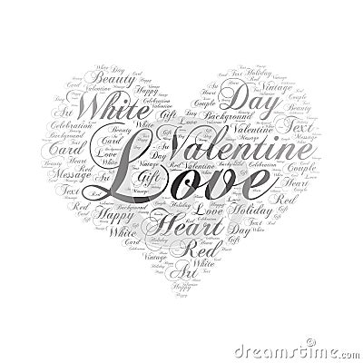 Love ,Word cloud art background Vector Illustration