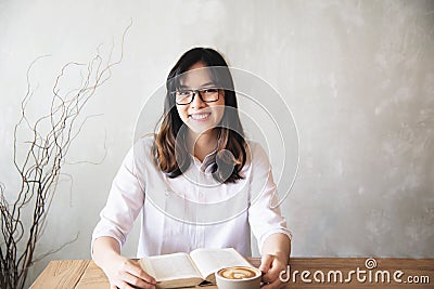 Lovely Asian young lady portriat Stock Photo