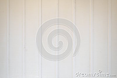 Batten accent white wood wall Stock Photo