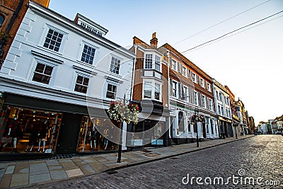 Guildford High Street Surrey England Stock Photo