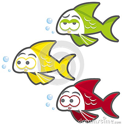 Lovely fish Vector Illustration