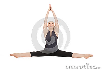 Lovely fitness instructor Stock Photo