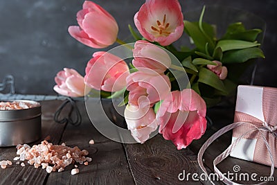 Lovely gifts for mothers day Stock Photo
