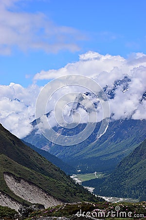 Lovely mountain view Stock Photo