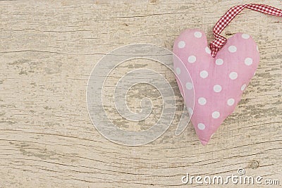 Lovely pink heart Stock Photo