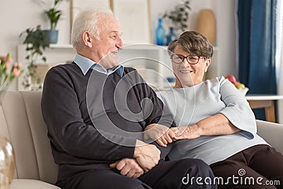 Lovely senior people Stock Photo