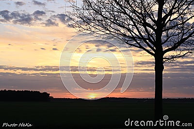 Lovely sunrise Stock Photo