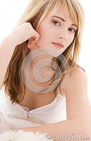 Lovely teenage girl Stock Photo