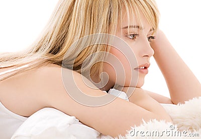 Lovely teenage girl Stock Photo