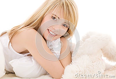 Lovely teenage girl Stock Photo