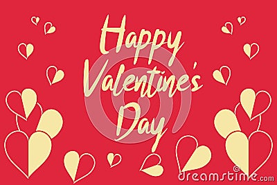 A lovely valentines day picture in vibrant colors. Stock Photo