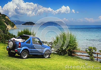 Lovely view of the Ionian Sea. Zakynthos Island The Ionian Sea. Stock Photo