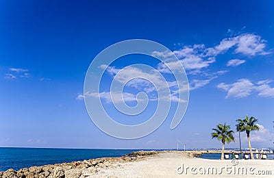 Lovely view on Turkish riviera Stock Photo