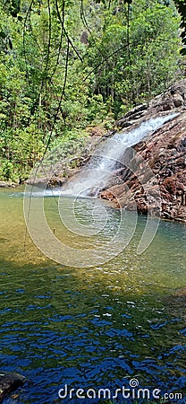 Lovely waterfall malaysia Stock Photo