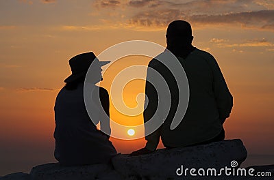 Lovers Editorial Stock Photo