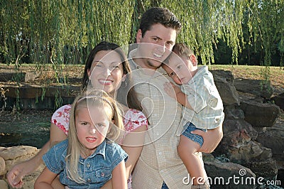 Loving Family Stock Photo