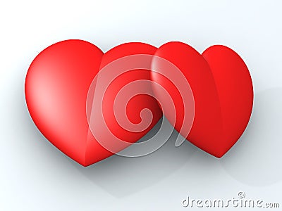Loving heart Stock Photo