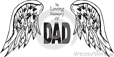 In loving memory of dad Stock Photo