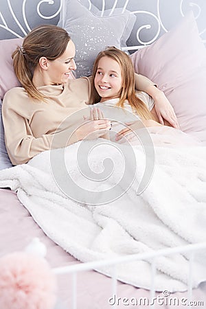 Loving mother with daughter Stock Photo