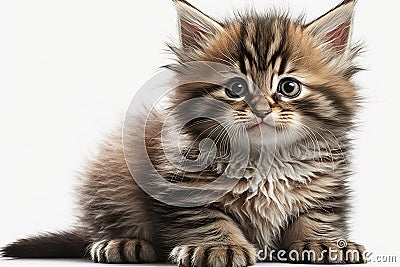 Lovly Baby Animal Kitten - a young feline Stock Photo