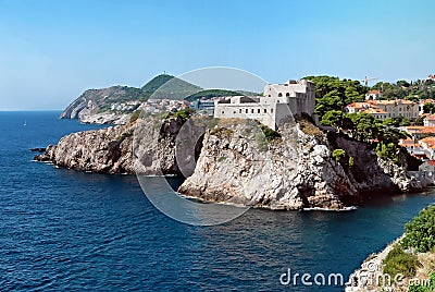 Lovrijenac, Dubrovnik, Croatia Stock Photo