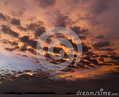 Low Altitude Clouds Stock Photo