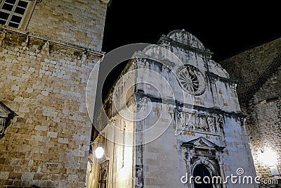 Low angle shot of the detail of cathedral in Florence, Italy Stock Photo