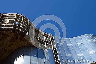 Low angle shot of the Croatia Monument to the uprising of the people of Banija and Kordun Stock Photo