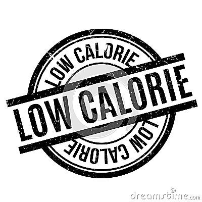 Low Calorie rubber stamp Stock Photo