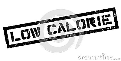 Low Calorie rubber stamp Stock Photo