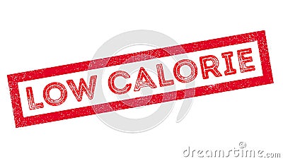 Low Calorie rubber stamp Stock Photo