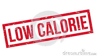 Low Calorie rubber stamp Stock Photo