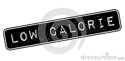 Low Calorie rubber stamp Stock Photo