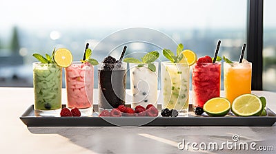 keto drinks shakes Stock Photo