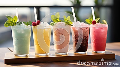 keto drinks shakes Stock Photo