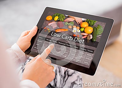 Low Carb Diet Stock Photo