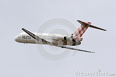 Low-cost Spanish airline Volotea Editorial Stock Photo