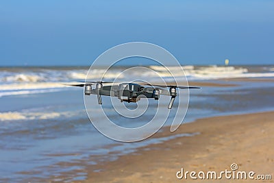 Low flying drone UAV Editorial Stock Photo