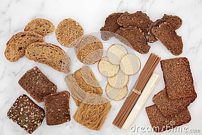 Low Glycemic Bread for a Diabetic Diet Stock Photo