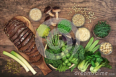 Low Glycemic Health Food Stock Photo