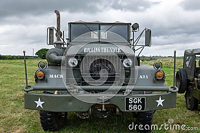 Mack M52 army truck Editorial Stock Photo