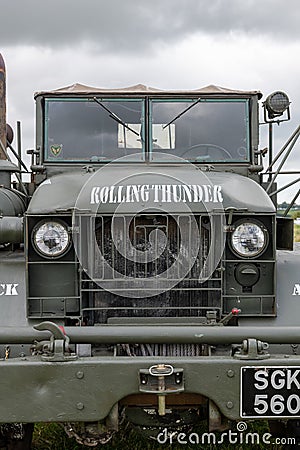 Mack M52 army truck Editorial Stock Photo