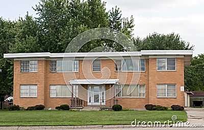 Low Income Apartments Stock Photo