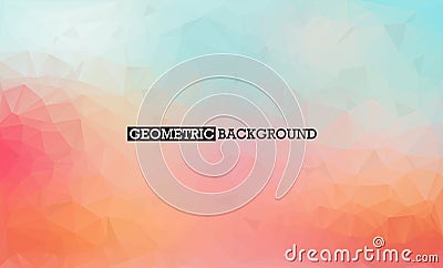 Low poly colorful background Vector Illustration